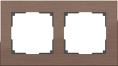 рамка werkel wl11-frame-02 (коричневый алюминий) WL11-Frame-02 (коричневый алюминий) 