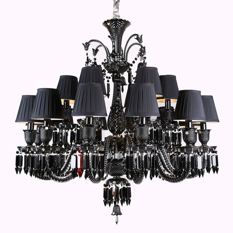 люстра baccarat zenith noir chandelier